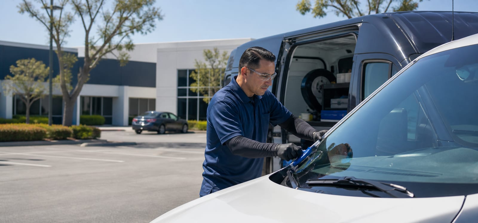 Fleet auto glass service